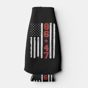 Rafraichisseur De Bouteilles Drapeau rétro Vintage USA 86 47 Anti Trump