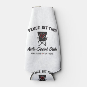 Rafraichisseur De Bouteilles Drôle clôture assis Anti Social Club Baseball Soft