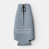 Rafraichisseur De Bouteilles Drôle Dusty Blue Nash Bash Bachelorette (Dos)