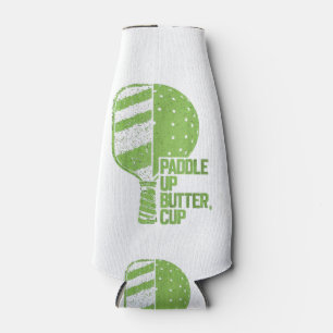 Rafraichisseur De Bouteilles Drôle Pickleball Paddle Up Butter Cup