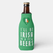 Rafraichisseur De Bouteilles Drôle St. Patrick's Day Clover Irish Flag Will (Bottle Devant)