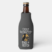 Rafraichisseur De Bouteilles Easily Distracted by Dogs and Scotch (Bottle Devant)