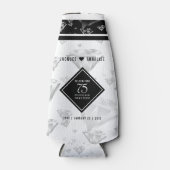 Rafraichisseur De Bouteilles Élégant 75e anniversaire de Mariage de diamant (Devant)