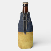 Rafraichisseur De Bouteilles Élégant marbre d'or Monogram (Bouteille Dos)