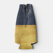 Rafraichisseur De Bouteilles Élégant marbre d'or Monogram (Dos)