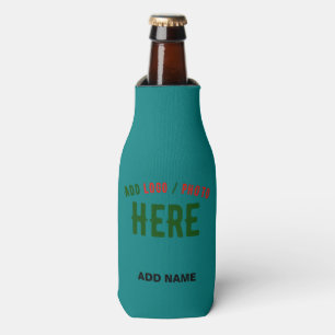 RAFRAICHISSEUR DE BOUTEILLES ÉLÉGANT MODERNE PERSONNALISÉ TURQUOISE VERT VÉRIFI