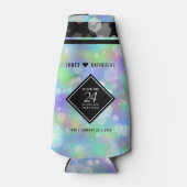 Rafraichisseur De Bouteilles Élégante 24e anniversaire du Mariage Opal (Devant)