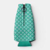Rafraichisseur De Bouteilles Emerald Motif géométrique avec Monogrammes (Dos)