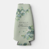 Rafraichisseur De Bouteilles Eucalyptus Plantes Succulentes Script Enterrement  (Devant)