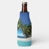 Rafraichisseur De Bouteilles Exotic beach throw pillow (Bottle Devant)
