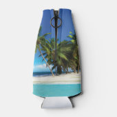 Rafraichisseur De Bouteilles Exotic beach throw pillow (Dos)
