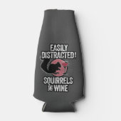 Rafraichisseur De Bouteilles Facilement distrait par les écureuils et le vin (Devant)