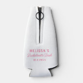 Rafraichisseur De Bouteilles Faisons Flamingle Fête de Bachelorette de flamant  (Dos)