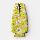 Rafraichisseur De Bouteilles Femme du Parti Retro Fleurs de Mod (Dos)