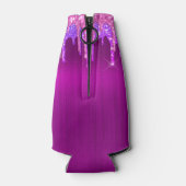 Rafraichisseur De Bouteilles Fête d'anniversaire violet rose rousse parties sci (Dos)