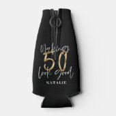 Rafraichisseur De Bouteilles Fête de 50 ans en or (Dos)