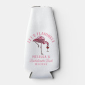 Rafraichisseur De Bouteilles Flamingle Flamant rose Bachelorette Week-end (Devant)