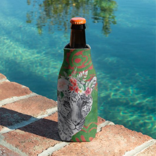 Rafraichisseur De Bouteilles Fleur Léopard Jungle Batik (Piscine in situ)