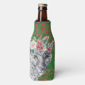 Rafraichisseur De Bouteilles Fleur Léopard Jungle Batik (Bottle Devant)