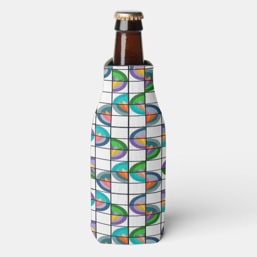 Rafraichisseur De Bouteilles Fleurs (Bottle Devant)