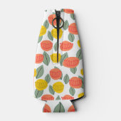 Rafraichisseur De Bouteilles Fleurs corail et or (Dos)