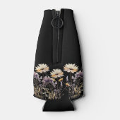 Rafraichisseur De Bouteilles Fleurs sauvages script nom personnalisé noir (Dos)