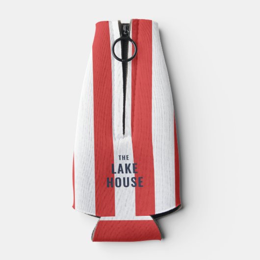 Rafraichisseur De Bouteilles Floatin' Et Toastin' The Lake House Red Stripe (Dos)