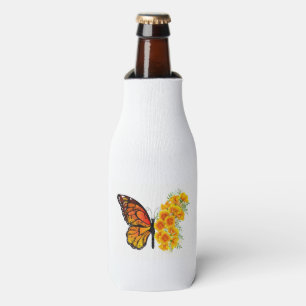 Rafraichisseur De Bouteilles Flower Butterfly with Yellow California Poppy