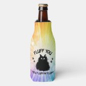 Rafraichisseur De Bouteilles Fluffin Vous Fluffin Fluff Kitty Chat (Bottle Devant)
