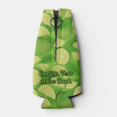Rafraichisseur De Bouteilles Fond vert citron (Dos)