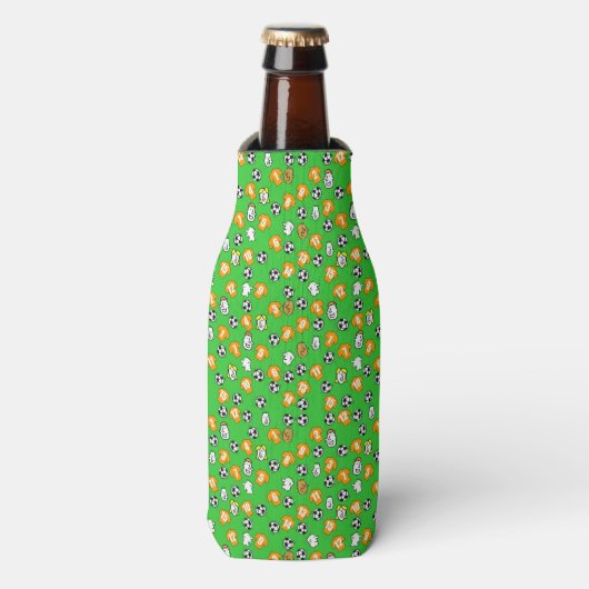 Rafraichisseur De Bouteilles Football Design avec chemises en or orange (Bottle Devant)