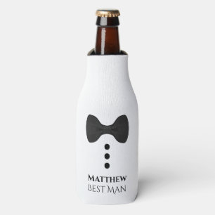 Rafraichisseur De Bouteilles Fun Black Cravate Best Man Wedding Favoriser