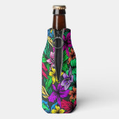 Rafraichisseur De Bouteilles Fun Tropical Flowers (Bouteille Dos)