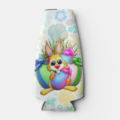 Rafraichisseur De Bouteilles Funny Bunny biting an Easter Egg (Devant)