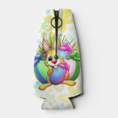 Rafraichisseur De Bouteilles Funny Bunny biting an Easter Egg (Dos)