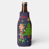 Rafraichisseur De Bouteilles Funny Christmas Stocking Stuffer VOTRE NOM Bière (Bottle Devant)
