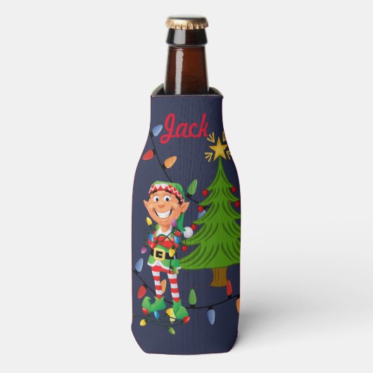 Rafraichisseur De Bouteilles Funny Christmas Stocking Stuffer VOTRE NOM Bière (Bottle Devant)