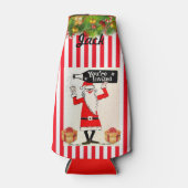 Rafraichisseur De Bouteilles Funny Christmas Stocking Stuffer VOTRE NOM Bière (Devant)