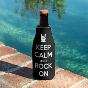 Rafraichisseur De Bouteilles Gardez le calme et le rock