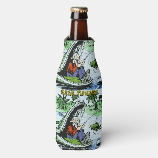 Rafraichisseur De Bouteilles "Gator Fishing !" (Bottle Devant)