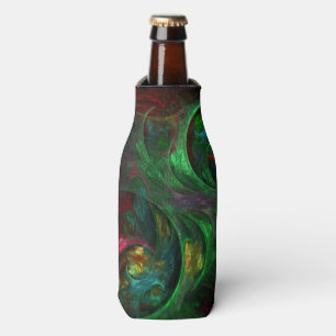 Rafraichisseur De Bouteilles Genesis Green Art Abstrait
