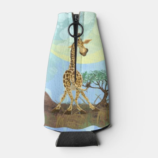 Rafraichisseur De Bouteilles Giraffe de la Parade Animale (Dos)