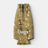 Rafraichisseur De Bouteilles Glitzy Sparkle Stencil Art Birthday Party (Dos)