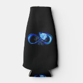 Rafraichisseur De Bouteilles Glowing infinity with blue rose (Devant)