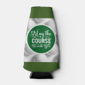 Rafraichisseur De Bouteilles Golf et bière Drôle Drôle Dire peut-être cours ave (Devant)