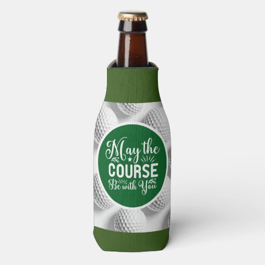 Rafraichisseur De Bouteilles Golf et bière Drôle Drôle Dire peut-être cours ave (Bottle Devant)