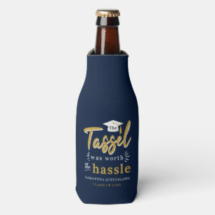Rafraichisseur De Bouteilles Graduation 2025 College Navy Blue Grad Party