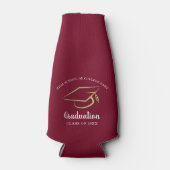 Rafraichisseur De Bouteilles Graduation 2025 Moderne Grad Party Custom (Devant)