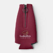 Rafraichisseur De Bouteilles Graduation 2025 Moderne Grad Party Custom (Dos)