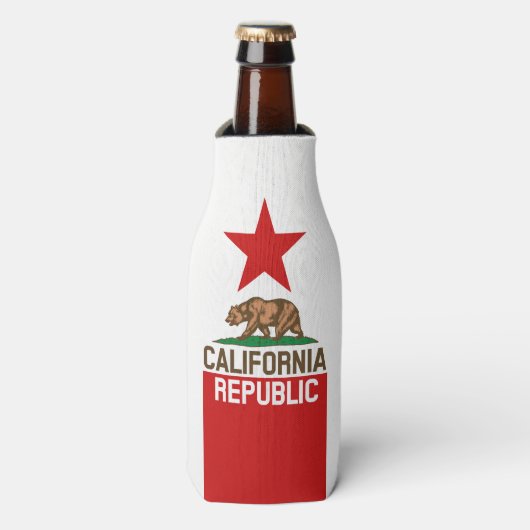 Rafraichisseur De Bouteilles Graphique Drapeau d'état de Californie dynamique s (Bottle Devant)